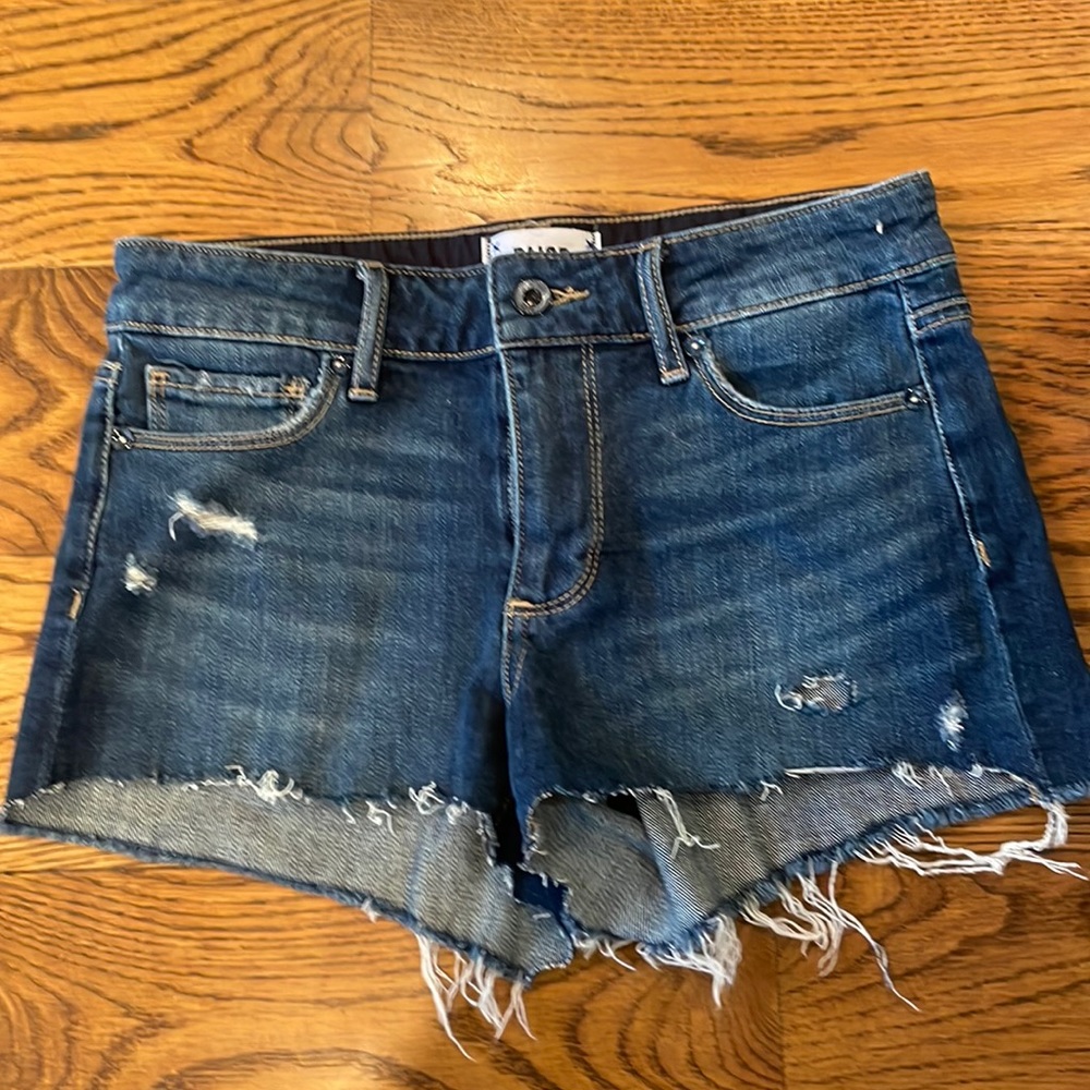 Womens PAIGE brand denim shorts size 23